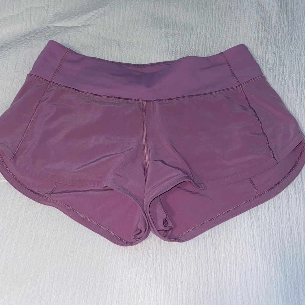 Lululemon speed up shorts 2.5” size 4 purple